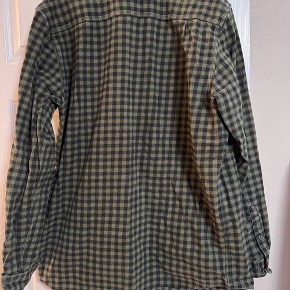 CARHARTT  green checkered button up long sleeve - Picture 2 of 2
